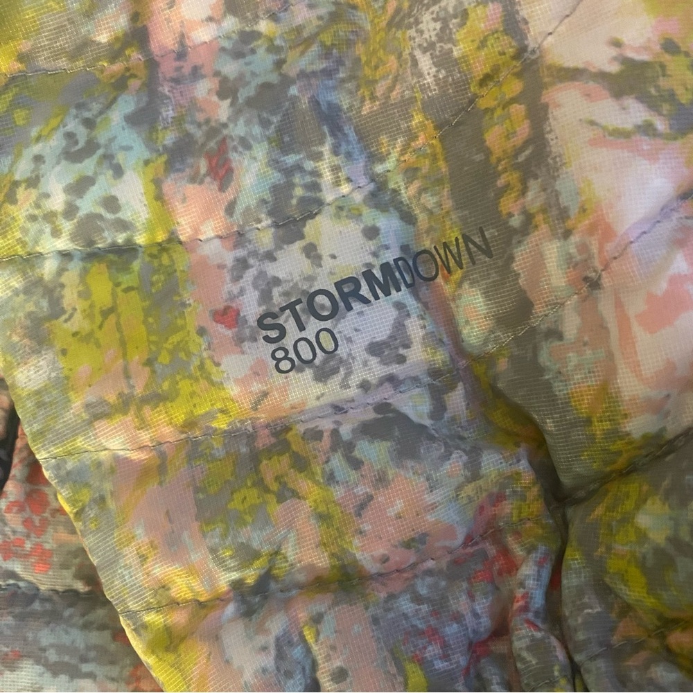 Eddie Bauer Multicolor Down Jacket Euc M - image 6